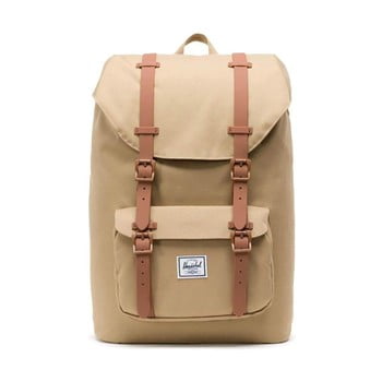 Rucsac herschel little america mid-volume, bej-maro, 17 l