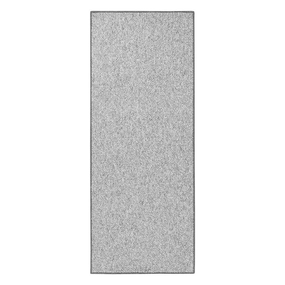 Běhoun BT Carpet Wolly v šedé barvě, 80 x 300 cm