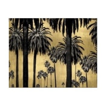 Tablou pe sticlă Kare Design Palms, 120 x 80 cm