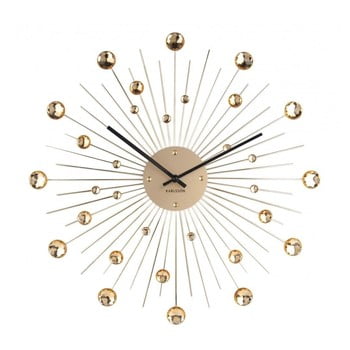Ceas de perete karlsson sunburst, auriu