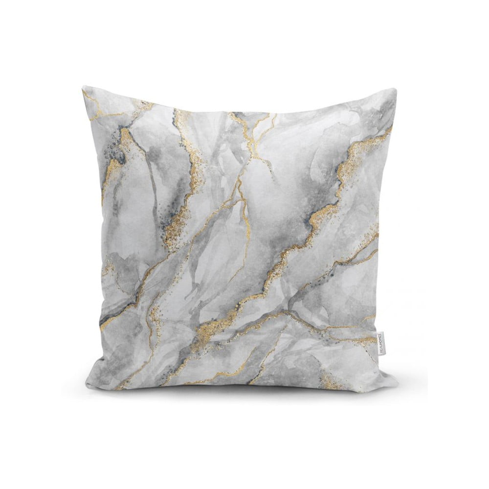 Povlak na polštář Minimalist Cushion Covers Marble With Hint Of Gold, 45 x 45 cm