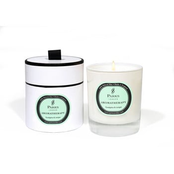 Lumânare parfumată parks candles london aromatherapy, aromă de eucalipt și ienupăr, 50 ore