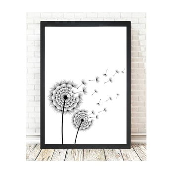 Tablou tablo center dandelion, 24 x 29 cm