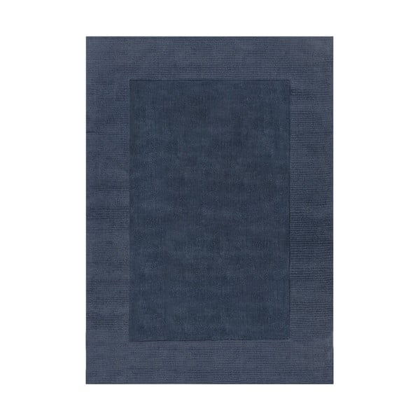 Tmavě modrý vlněný koberec Flair Rugs Siena, 160 x 230 cm