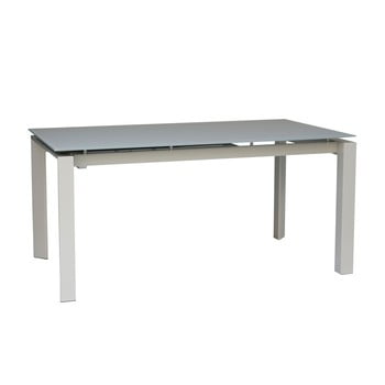 Masă extensibilă sømcasa marla, 140 x 90 cm, gri