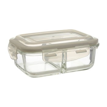 Recipient din sticlă cu capac premier housewares freskas, 17 x 13 cm
