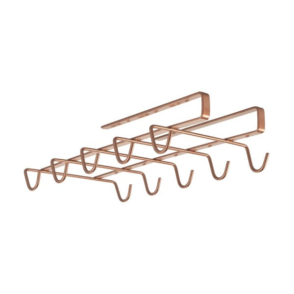 Závěsný držák na hrnky v měděné barvě Metaltex