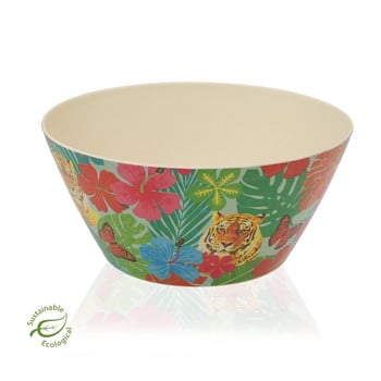 Bol colorat din bambus versa jungle, ø 24,5 cm