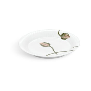 Farfurie din porțelan kähler design hammershøi poppy, ø 19 cm, alb