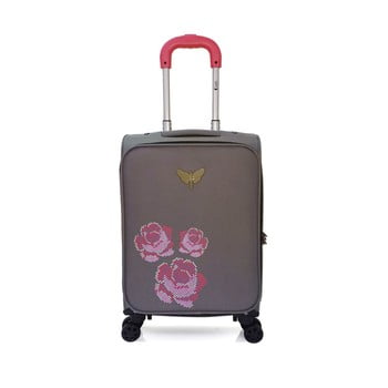 Troler pentru cabină cu 4 roți lpb joanna, 40 l, gri