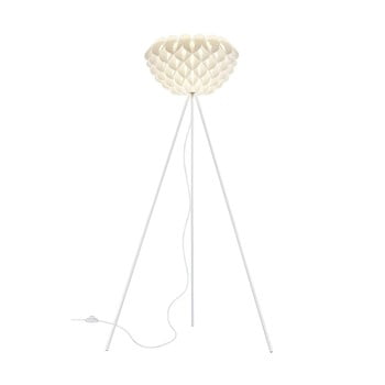 Lampadar trio tilia, înălțime 155 cm, alb