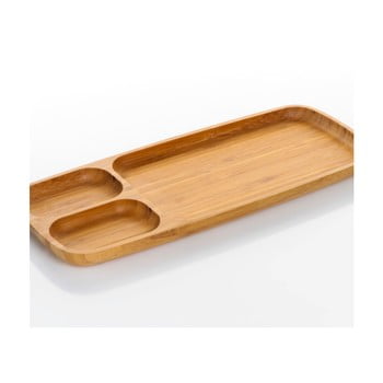 Tavă pentru servit din bambus bambum fila, 32 x 14 cm