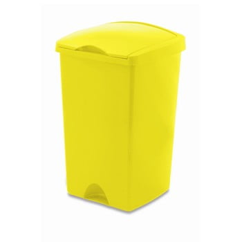 Coș de gunoi cu capac addis lift, 50 l, galben