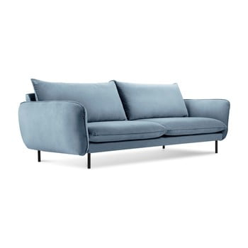 Canapea cu 4 locuri cosmopolitan design vienna, albastru deschis
