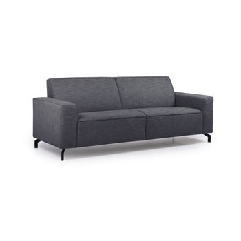 Canapea cu 3 locuri softnord lesly, gri antracit