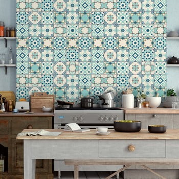 Set 30 autocolante ambiance cement tiles franzy, 10 x 10 cm