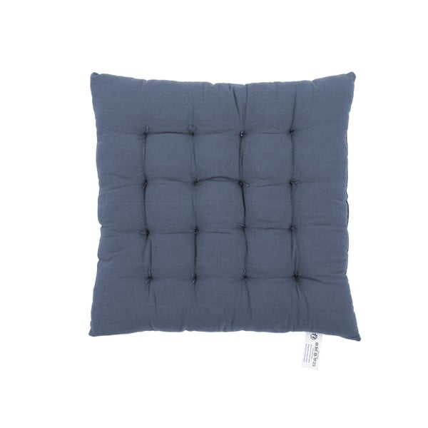 Modrý podsedák na židli Tiseco Home Studio, 40 x 40 cm