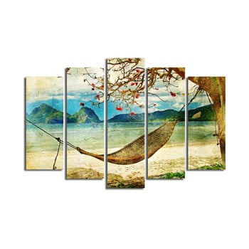 Tablou din mai multe piese hammock, 105 x 70 cm