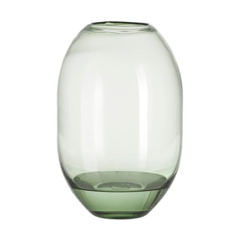 Vază din sticlă A Simple Mess Hedge, înălțime 29 cm, verde