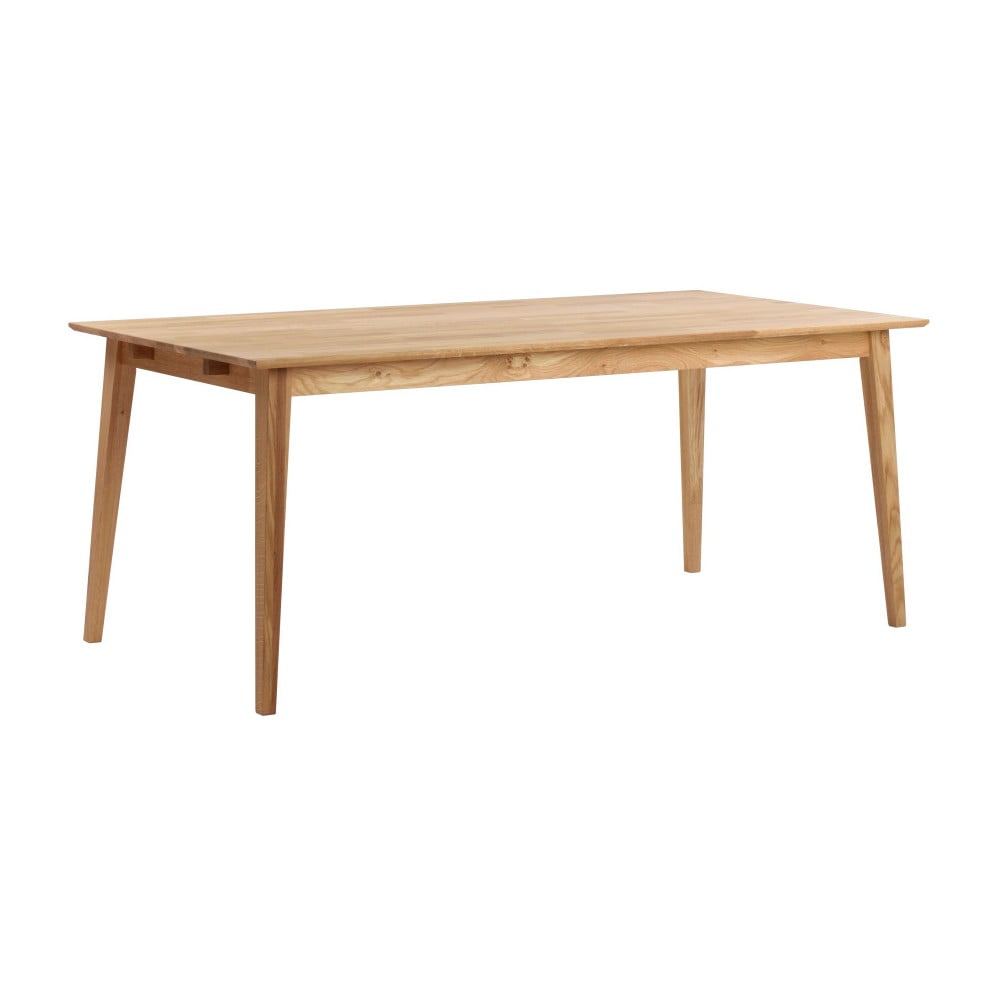 Přírodní dubový jídelní stůl Rowico Mimi, 180 x 90 cm