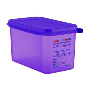 Recipient violet cu capac pentru alimente Araven, 4,3 l