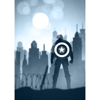 Poster Blue-Shaker Marvel 25, 30 x 40 cm