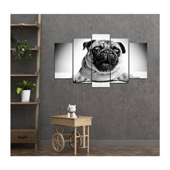 Tablou din mai multe piese 3d art doggie, 102 x 60 cm