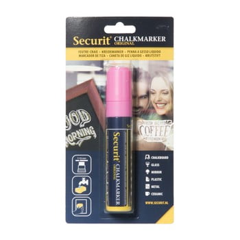 Marker cretă pe bază de apă securit® liquid passo, roz