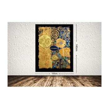 Tablou tablo center golden circuit, 100 x 140 cm