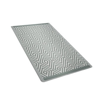 Covor pentru exterior monobeli mittero, 90 x 150 cm, verde - alb