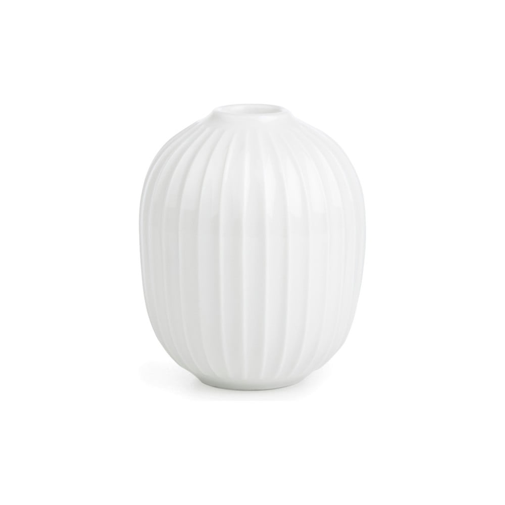 Bílý porcelánový svícen Kähler Design Hammershoi, výška 10 cm