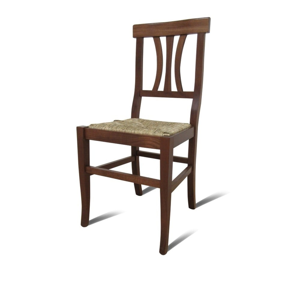 Hnědá dřevěná židle Coco