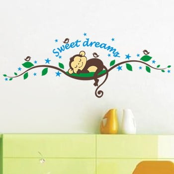 Set autocolante ambiance monkeys sweet dreams