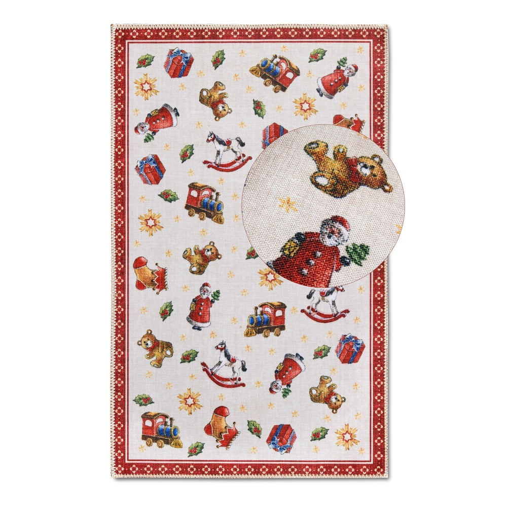 Červený koberec s vánočním motivem 50x80 cm Red Christmas – Villeroy&Boch