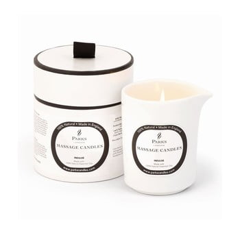 Lumânare pentru masaj parks candles london indulge/soothing, 50 de ore de ardere, aromă de trandafir și ylang ylang