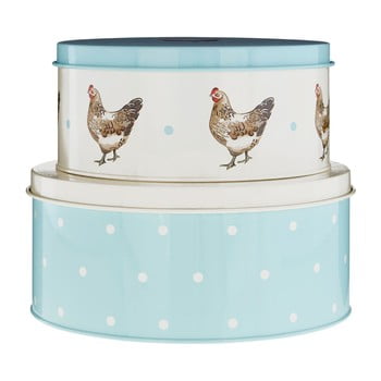 Set 2 recipiente metalice premier housewares mrs henderson