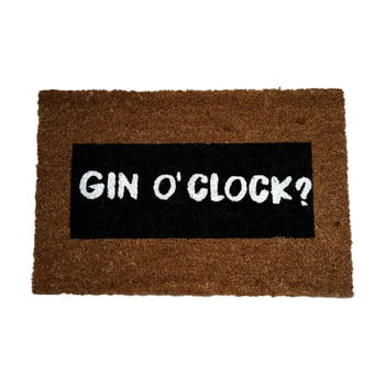 Covoraș intrare din fibre de cocos artsy doormats gin o'clock glitter, 40 x 60 cm