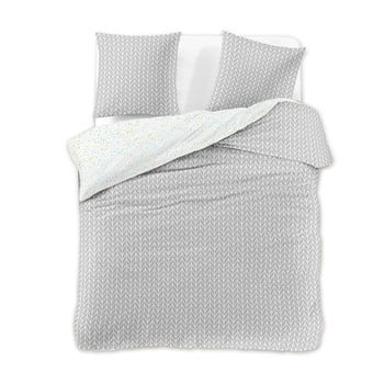 Lenjerie de pat din bumbac satinat decoking herringbone, 200 x 220 cm