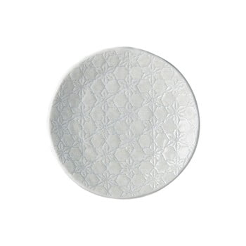Farfurie din ceramică mij star, ø 13 cm, alb