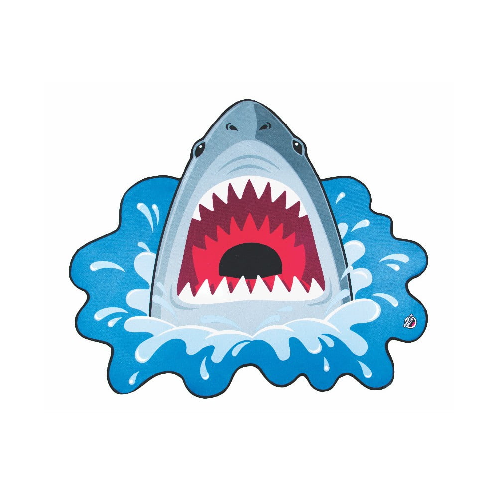 Plážová deka ve tvaru žraloka Big Mouth Inc., ⌀ 152 cm