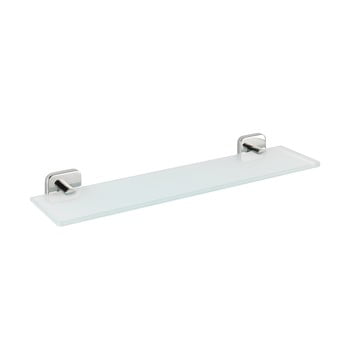 Raft din sticlă pentru perete, cu prinderi din oțel inoxidabil wenko mezzano
