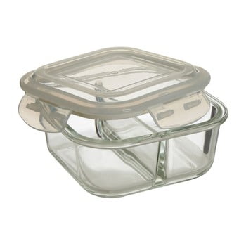Recipient din sticlă cu capac premier housewares freska, 16 x 16 cm