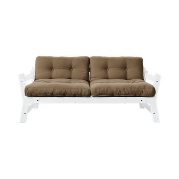 Canapea extensibilă karup design step white/mocca