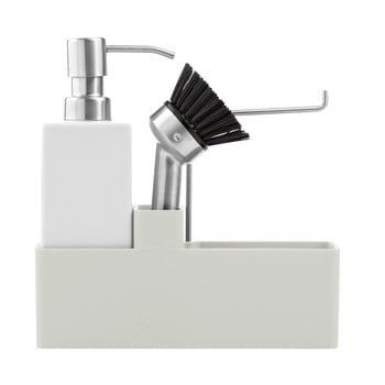 Set din 3 piese pentru spălat vase zone trio, gri deschis
