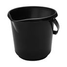 Černý kbelík Addis Clean, 10 l