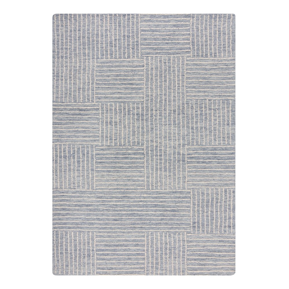 Světle modrý ručně tkaný vlněný koberec 80x150 cm Memphis Wool – Flair Rugs