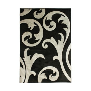 Covor flair rugs elude grey black, 160 x 230 cm, gri - negru