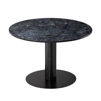 Masă cu structură neagră rge pepo, ⌀ 105 cm, negru
