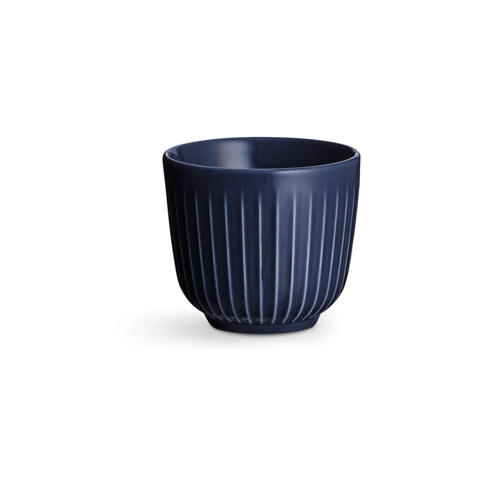 Tmavě modrý porcelánový hrnek Kähler Design Hammershoi, 200 ml