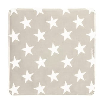 Covor baie anti-alunecare wenko stella, 54 x 54 cm, gri - bej